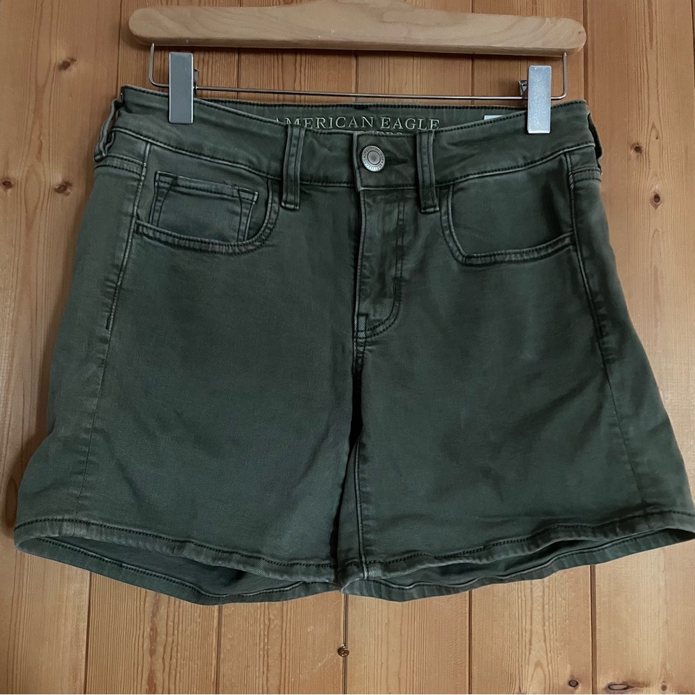 Green American Eagle Shorts